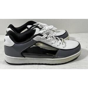 DUB OBS-17 Men’s Golf Shoes White Gray Leather Upper Size 11 Spikeless